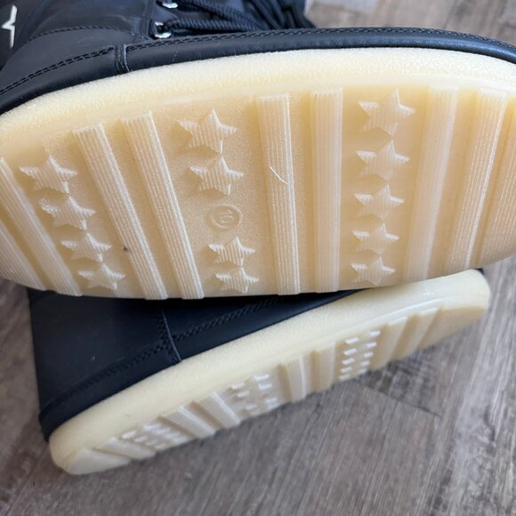 Women's Buffy Winter Boots - Wild Fable Black 10 - Picture 11 of 11